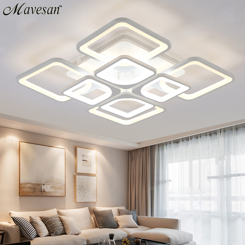 remote control living room restaurant indoor light led ceiling lights luminarias para sala dimming ceiling light