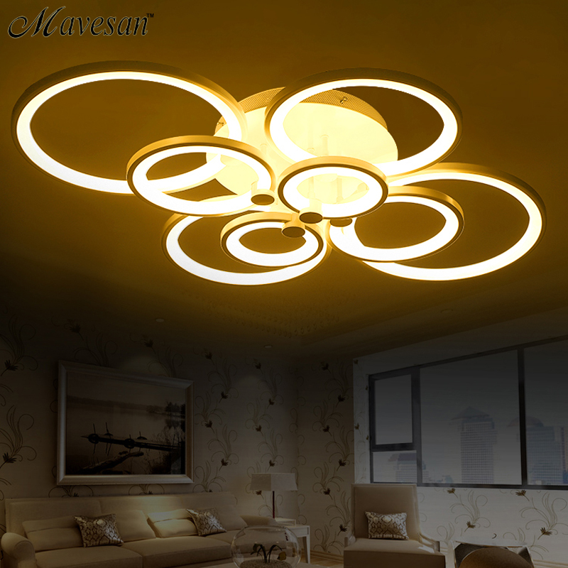 remote control modern ceiling lights for living room bedroom hallway home ceiling lamp acrylic aluminum body led ceiling lamp