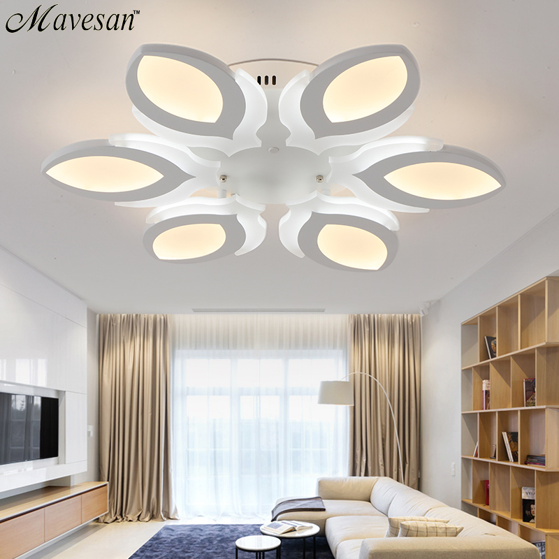 remote control modern led ceiling lights for living room bedroom lamparas de techo dimming led ceiling lights lamp fixtures