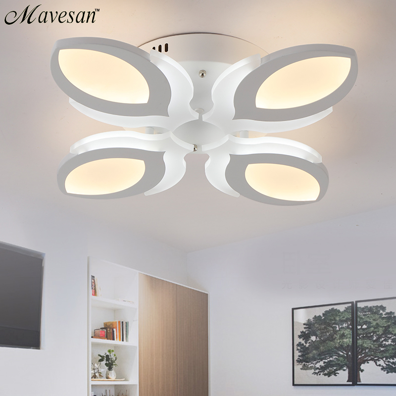 remote control modern led ceiling lights for living room bedroom lamparas de techo dimming led ceiling lights lamp fixtures