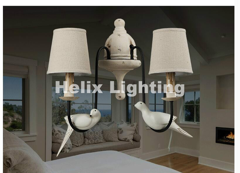 retro bird design wall lamp nordic decor loft wall light new wall bed restaurant bathroom home decoration lights