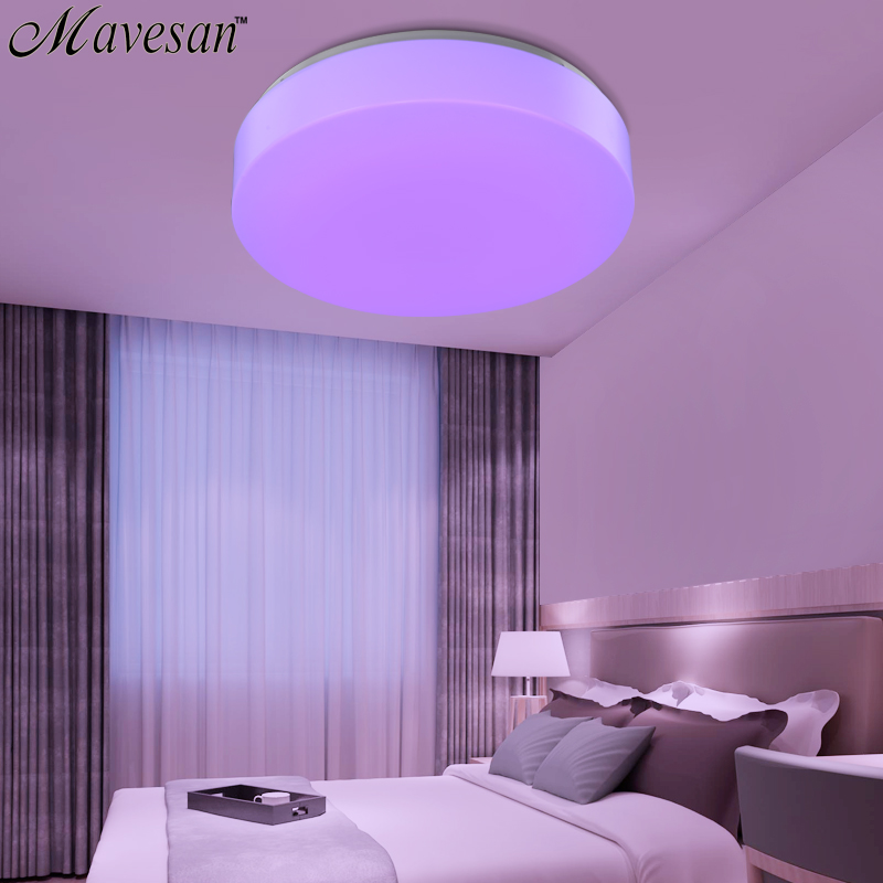 selling 2.4g cottage remote rgb ceiling light/lamp for indoor aluminum+acryl high brightness ceiling lamps modern