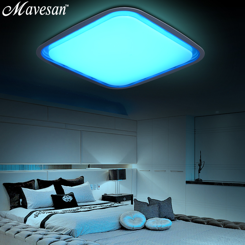 selling 2.4g remote rgb ceiling light rgb+cool white+warm white smart led lamp shade / modern ceiling light for living room