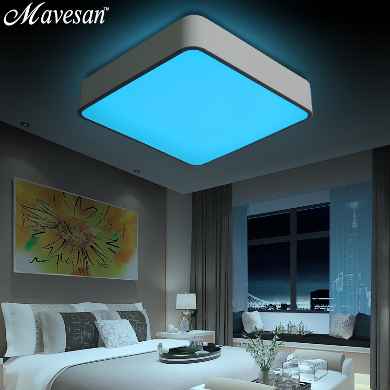 selling 2.4g remote rgb ceiling light rgb+cool white+warm white smart led lamp shade / modern ceiling light for living room