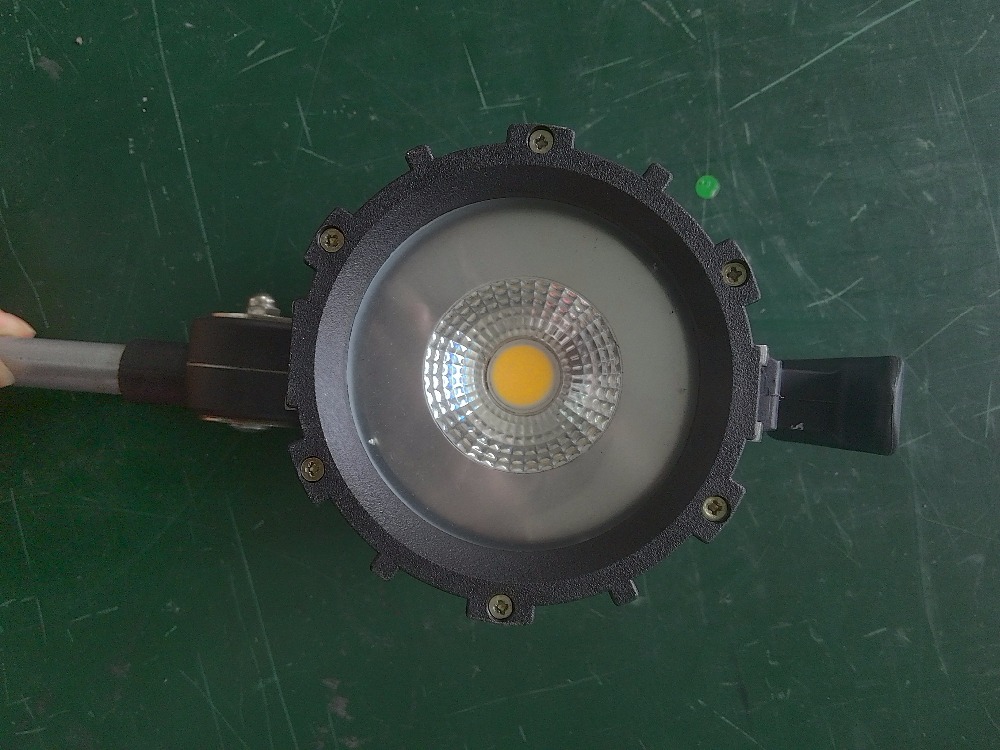 ship 10w 24v cob led aluminum shell short arm fold working lamp / machine work lights / lighting / cnc equipment lamp