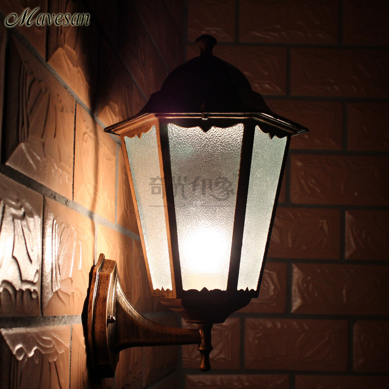 style wall lamp outdoor lights villa balcony garden lamps waterproof wall lamp light led retro impression