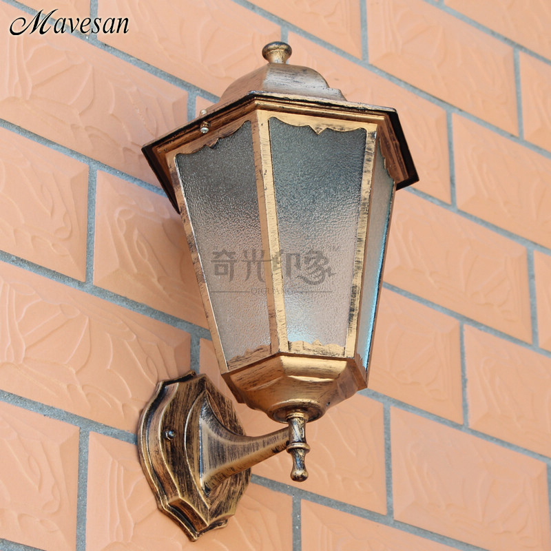 style wall lamp outdoor lights villa balcony garden lamps waterproof wall lamp light led retro impression