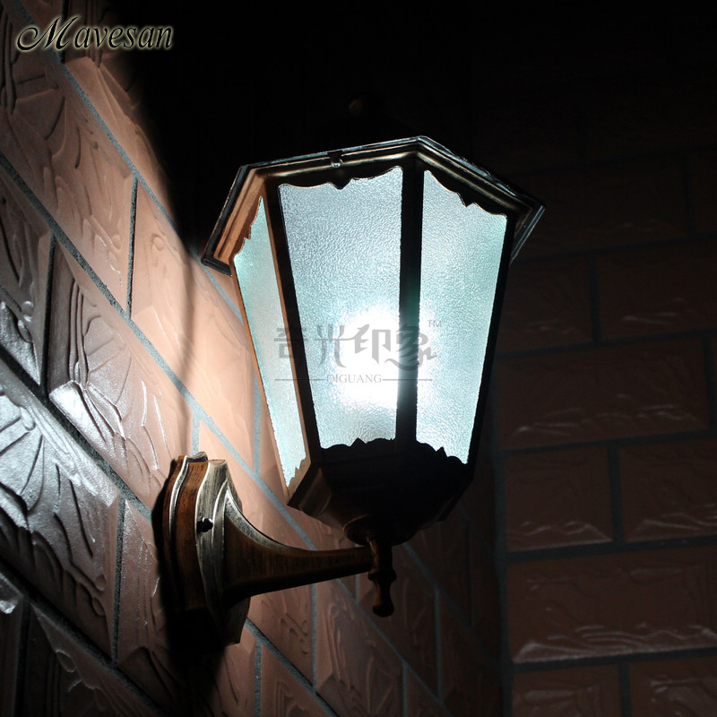 style wall lamp outdoor lights villa balcony garden lamps waterproof wall lamp light led retro impression