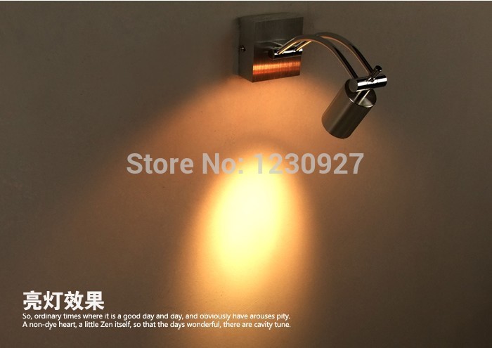 top grade 3w led drawing light setting wall lamp mirror drawing light brand trademark logo light