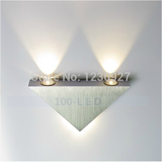 triangle led wall lamp modern european-style bedroom living room of the head creative led wall lamp corridor wall lamp