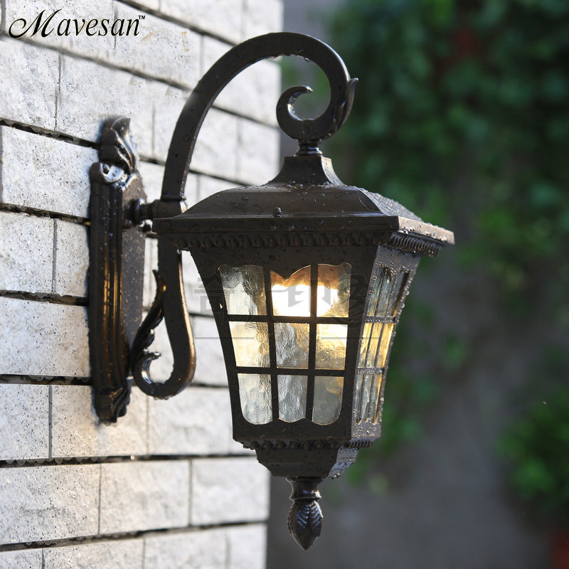 vintage waterproof outdoor wall lamp for retro villa creative waterproof outdoor wall lamp