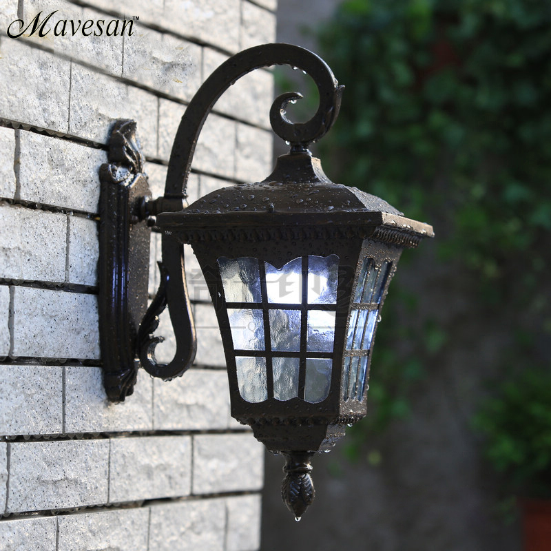 vintage waterproof outdoor wall lamp for retro villa creative waterproof outdoor wall lamp