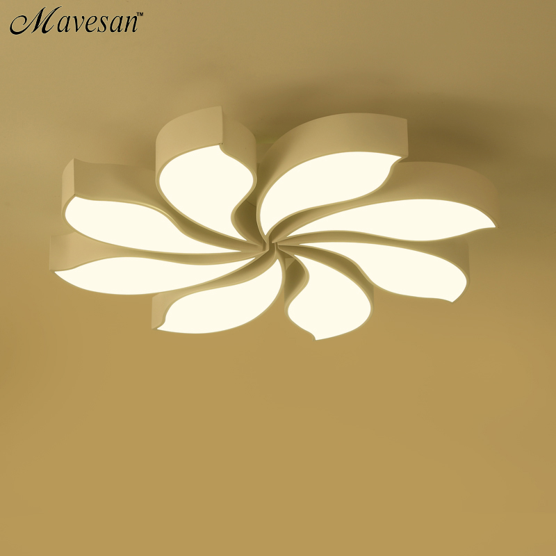 warm flower romantic modern led ceiling lights for living room bedroom indoor lighting ceiling lamp fixture luminaria teto