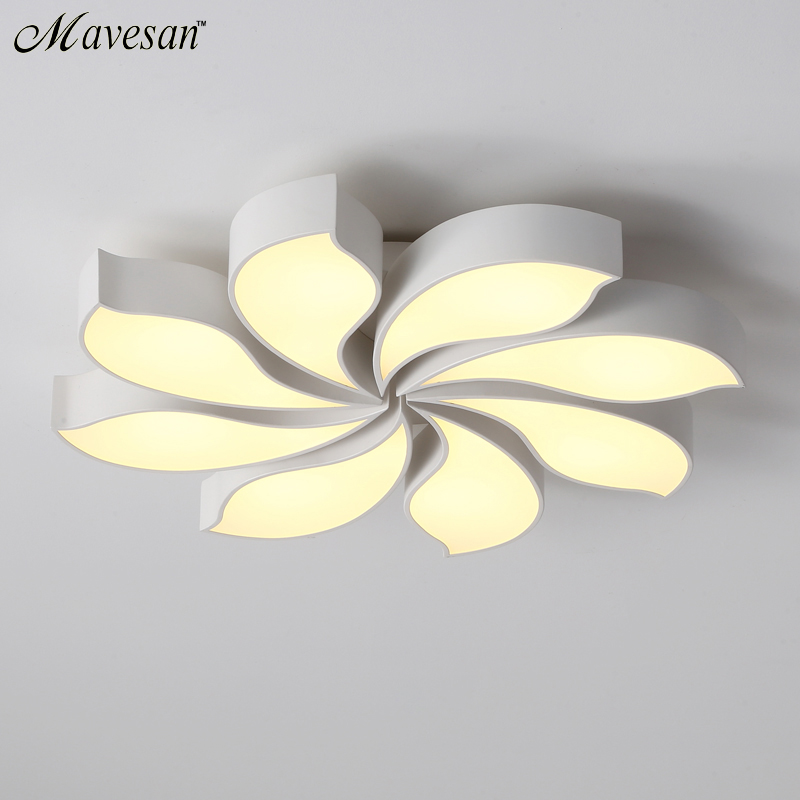 warm flower romantic modern led ceiling lights for living room bedroom indoor lighting ceiling lamp fixture luminaria teto