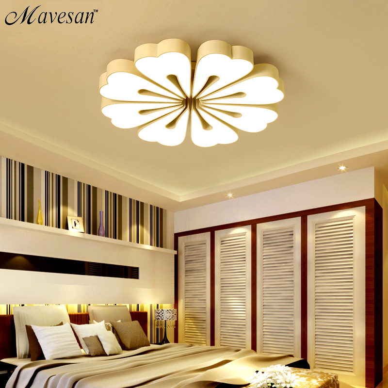 warm romantic modern led ceiling lights for living room bedroom indoor lighting ceiling lamp fixture luminaria teto