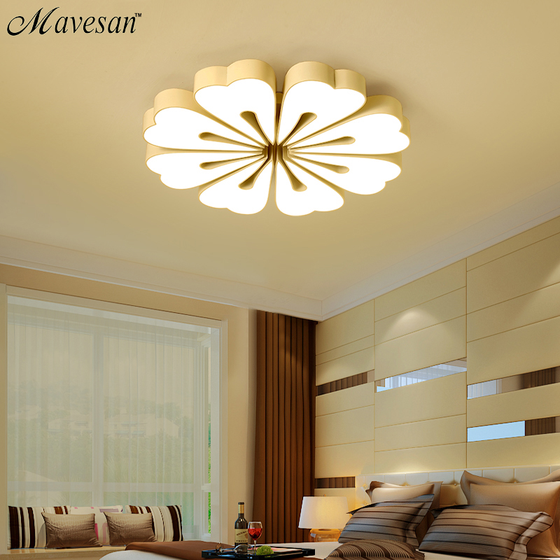 warm romantic modern led ceiling lights for living room bedroom indoor lighting ceiling lamp fixture luminaria teto