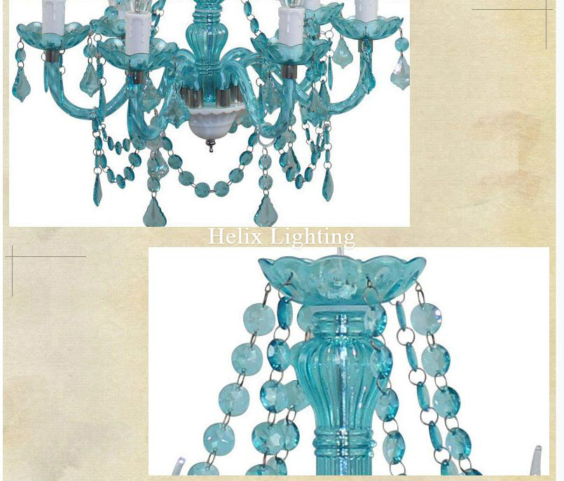 white blue chandelier living room candle lamps luxury acrylic crystal chandelier lights ac guaranteed