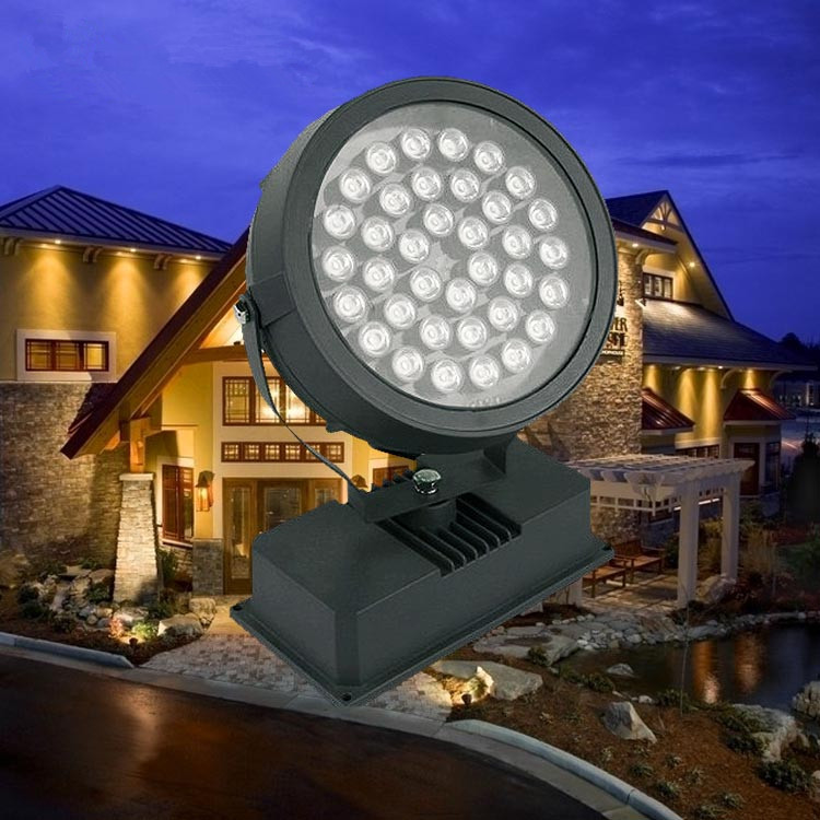 whole price!waterproof ip65 led flood lamp 36w rgb colorful high lumens outdoor landscape lighting ac85-265v