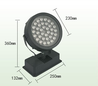 whole price!waterproof ip65 led flood lamp 36w rgb colorful high lumens outdoor landscape lighting ac85-265v