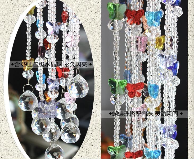 1 meter 12 colors butterfly k9 crystal bead chain elegant a grade crystal 14mm chandelier light pendant beads