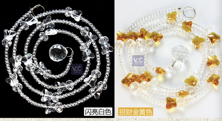 1 meter 12 colors butterfly k9 crystal bead chain elegant a grade crystal 14mm chandelier light pendant beads