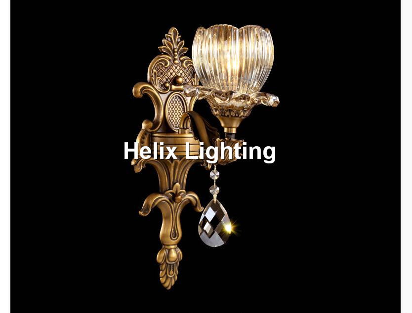 guarantee crystal wall light brass color wall sconces lamp bronze wall brackets light for bedroom living room