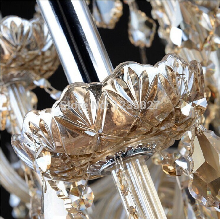 12 light chandelier luxury k9 crystal chandelier lighting d700mm h1070mm modern crystal living room bedroom chandelier