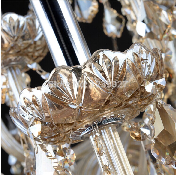 12 light chandelier luxury k9 crystal chandelier lighting d700mm h1070mm modern crystal living room bedroom chandelier