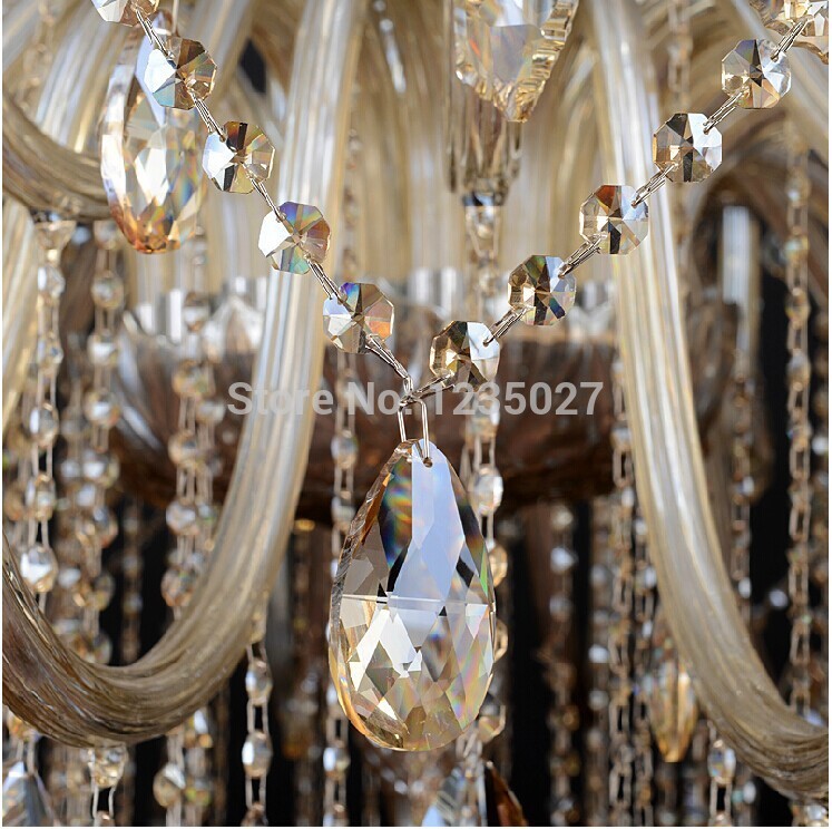 12 light chandelier luxury k9 crystal chandelier lighting d700mm h1070mm modern crystal living room bedroom chandelier