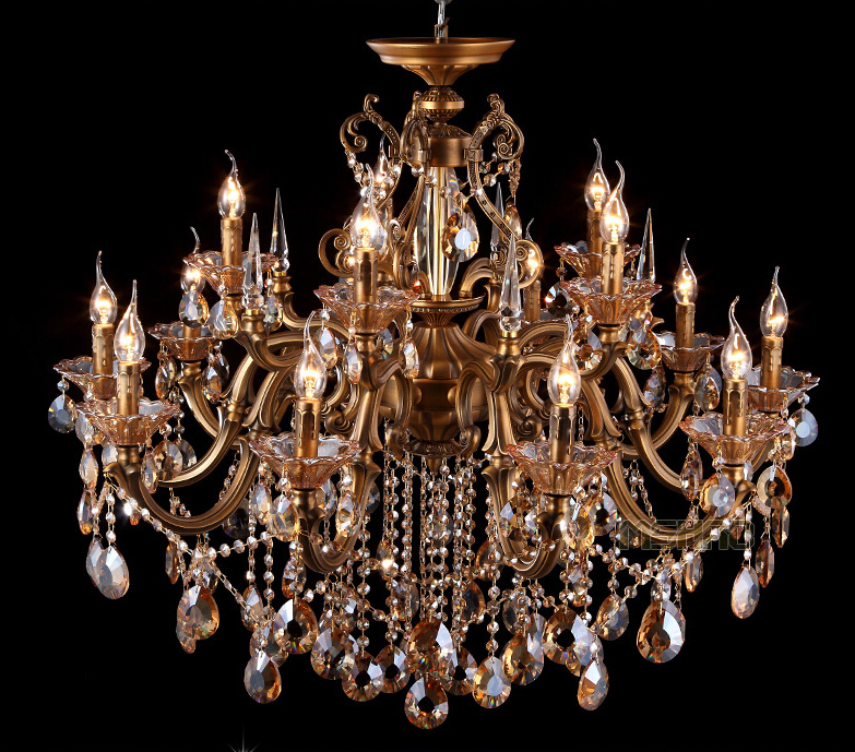 15l and 18l 8 lights european luxury fashion crystal chandelier light gold crystal chandelier luxury chandelier