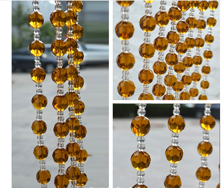 15m/lot 1m per pc nice crystal glass beads curtain,wedding trimming curtain, diy beads curtain for home decoration