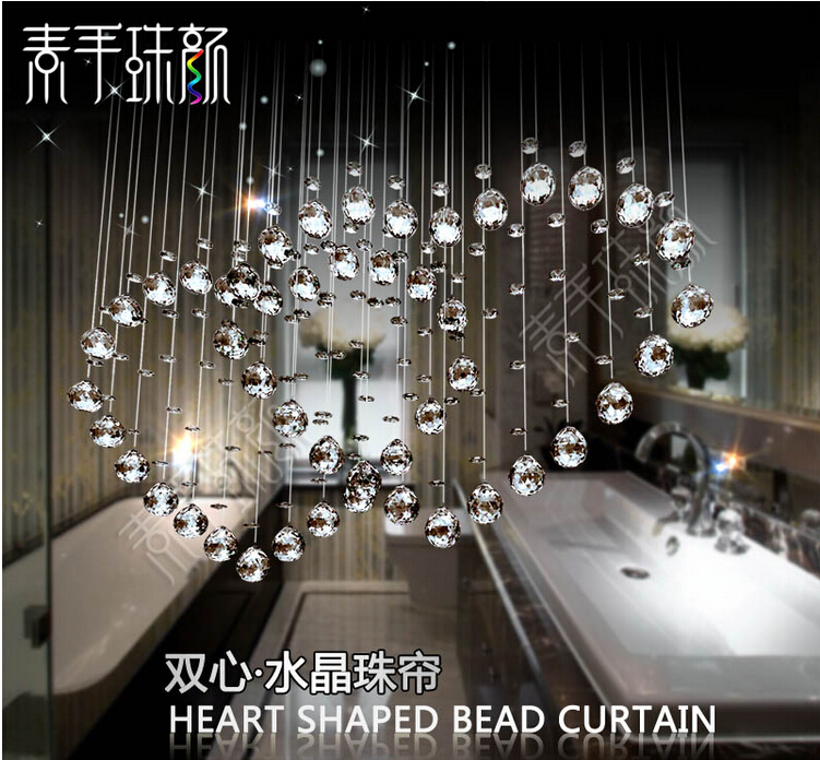 1m*1m bead shaped crystal curtain clear crystal chain garland diamond crystal wedding decoration, home decoration