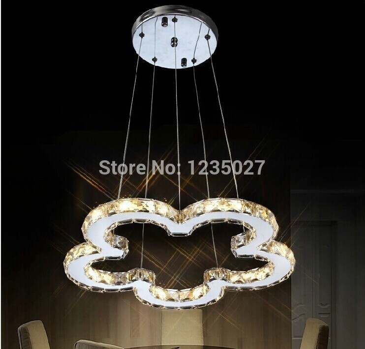 2015 new crystal ceiling lamp dining room led crystal lighting d500mm led crystal lighting