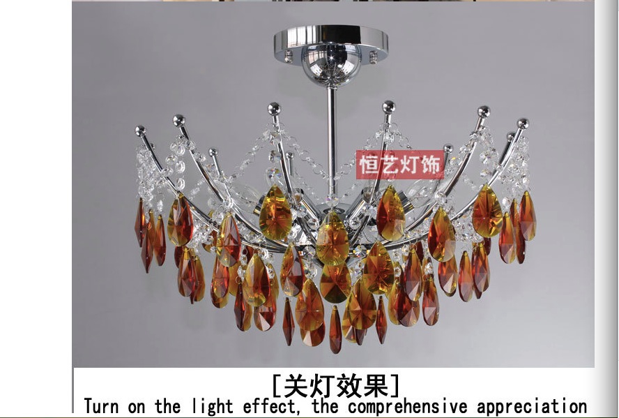 2016 d400mm modern crystal chandelier light fixture crystal pendant ceiling lamp luster prompt guarantee