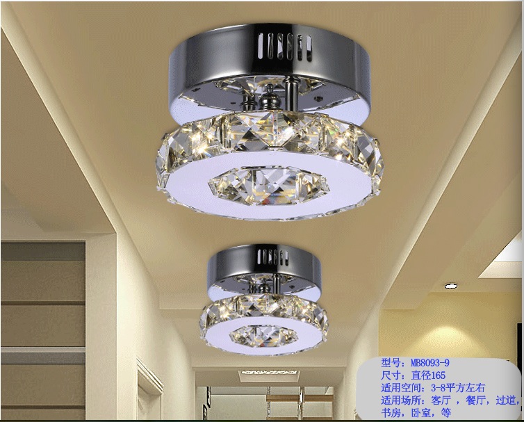 2016 modern led ceiling lights ceiling lamp flush mount crystal light 90-265v surface mounted ceiling lamp