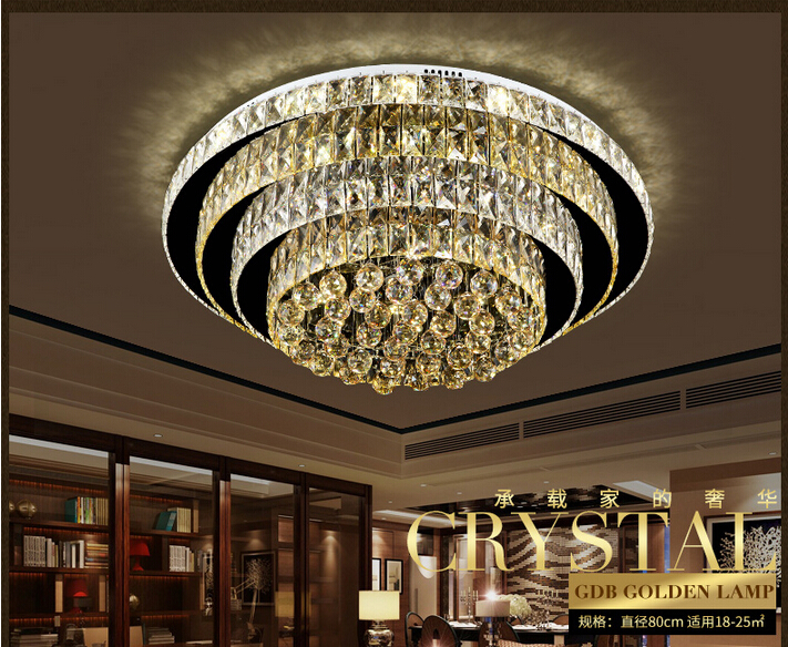 2016 new arrival crystal ceiling light fixture modern ceiling light chrome ceiling light lighting lamp ac guaranteed