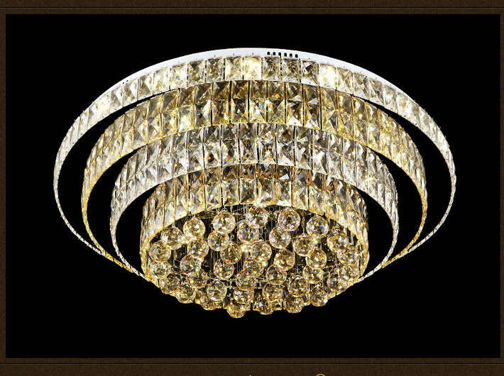 2016 new arrival crystal ceiling light fixture modern ceiling light chrome ceiling light lighting lamp ac guaranteed