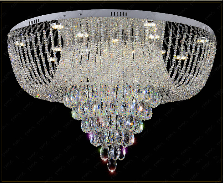 2016 new arrival modern led crystal ceiling lights for living room luminaria teto cristal ceiling lamp for home decoration lamp