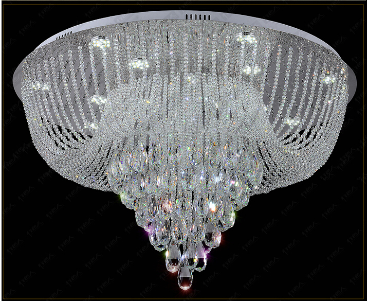 2016 new arrival modern led crystal ceiling lights for living room luminaria teto cristal ceiling lamp for home decoration lamp