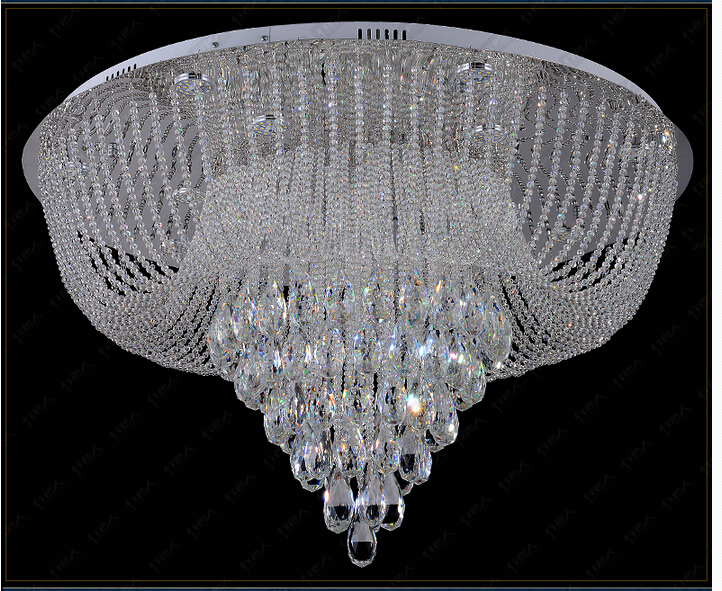 2016 new arrival modern led crystal ceiling lights for living room luminaria teto cristal ceiling lamp for home decoration lamp