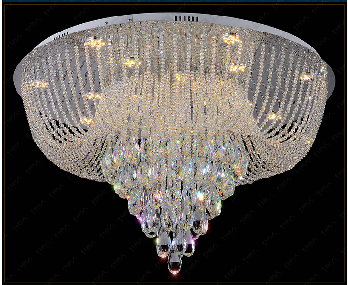 2016 new arrival modern led crystal ceiling lights for living room luminaria teto cristal ceiling lamp for home decoration lamp