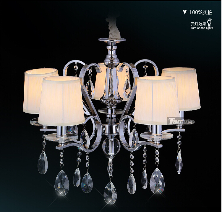 3l 5l and 8l chrome led crystal chandeliers light ceiling lighting fixture for dining room ac guaranteed