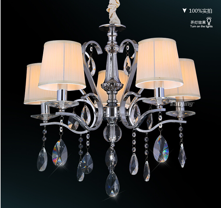 3l 5l and 8l chrome led crystal chandeliers light ceiling lighting fixture for dining room ac guaranteed