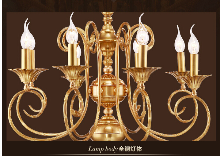 8l d650mm h750mm nordic brass pendant chandelier lights copper lamp copper brass chandelier light antique copper chandelier