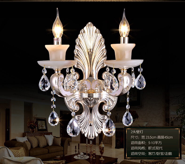 alloy wall light golden wall sconce with crystal pendant el project wall mount lamp 1 light and 2 lights