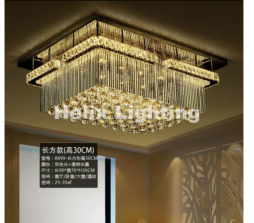 art decration ceiling lamp s moon style design led crystal ceiling lamp luster remote led crystal lights