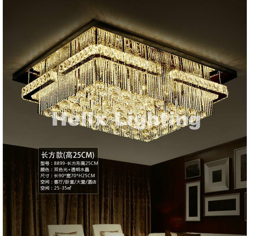 art decration ceiling lamp s moon style design led crystal ceiling lamp luster remote led crystal lights