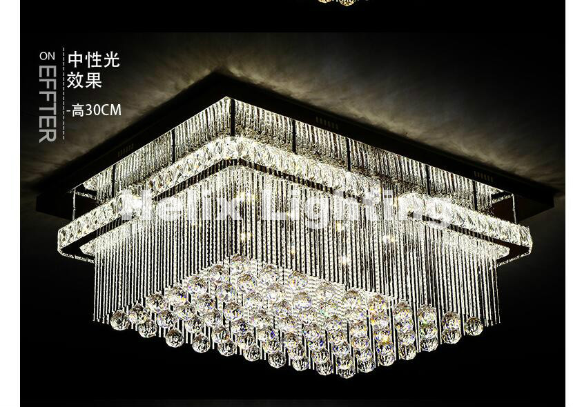 art decration ceiling lamp s moon style design led crystal ceiling lamp luster remote led crystal lights