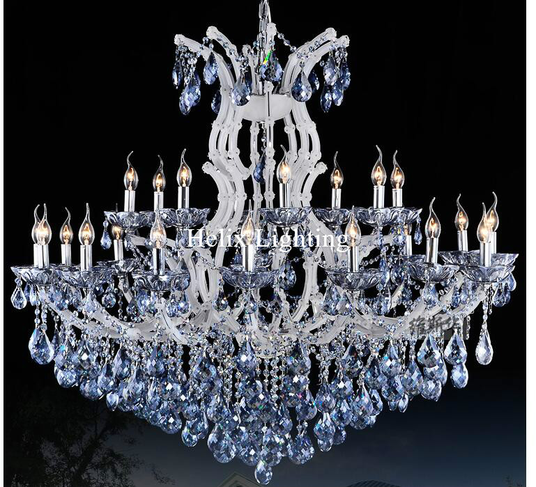 blue white chandeliers crystal clear vintage chrystal chandelier el lighting pendelleuchte lamp for home lights