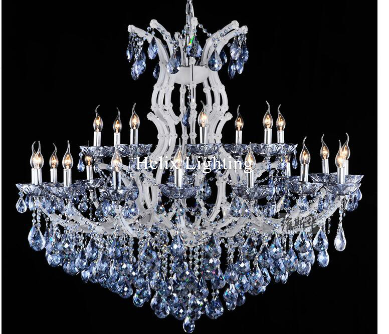 blue white chandeliers crystal clear vintage chrystal chandelier el lighting pendelleuchte lamp for home lights